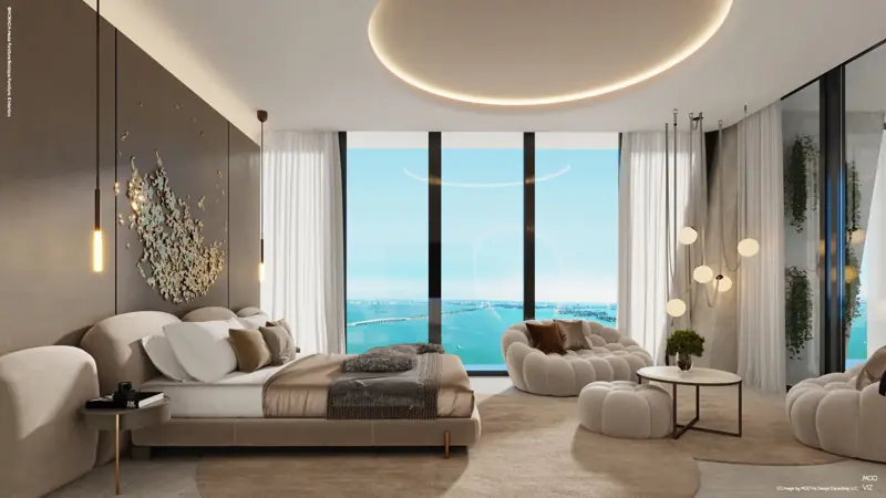 One Thousand Museum Residence 1005, Miami, FL — photoreal architectural rendering 5 of 7 by MGOVIZ