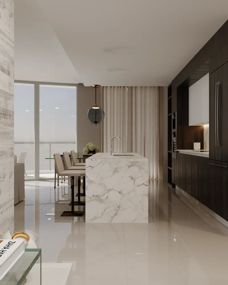 Aria on the Bay, Edgewater, Miami, FL — photoreal architectural rendering 2 of 12 by MGOVIZ