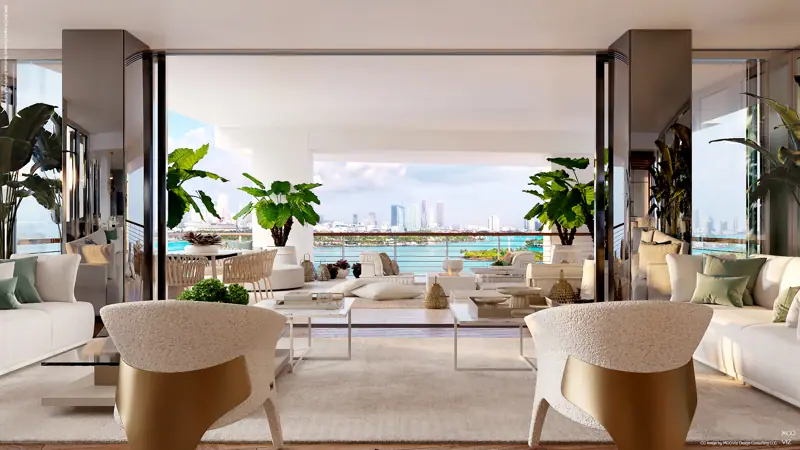 Monad Terrace Model Home, Miami Beach, FL — photoreal architectural rendering 2 of 4 by MGOVIZ