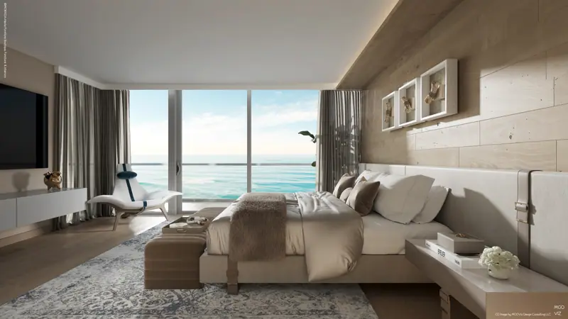 Fendi Chateau Beach, Surfside, FL — photoreal architectural rendering 5 of 7 by MGOVIZ