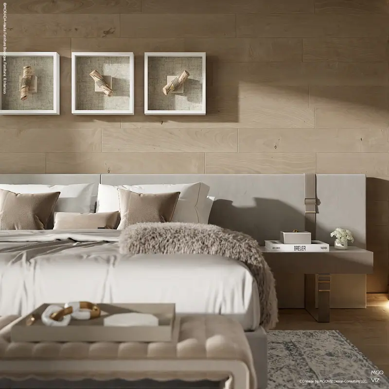 Fendi Chateau Beach, Surfside, FL — photoreal architectural rendering 6 of 7 by MGOVIZ