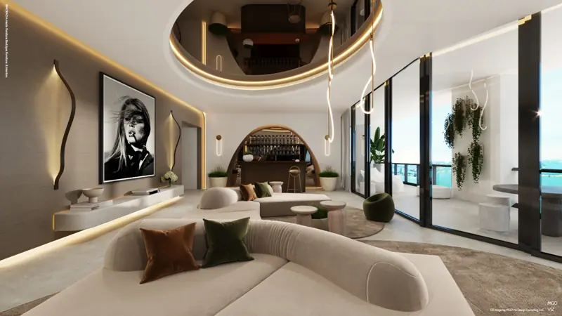 One Thousand Museum Residence 1005, Miami, FL — photoreal architectural rendering 3 of 7 by MGOVIZ