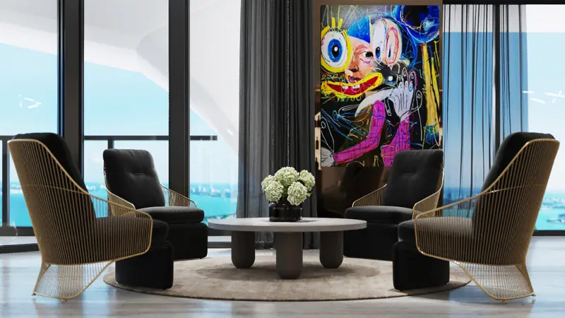 One Thousand Museum Residence 1002, Miami, FL — photoreal architectural rendering 4 of 8 by MGOVIZ