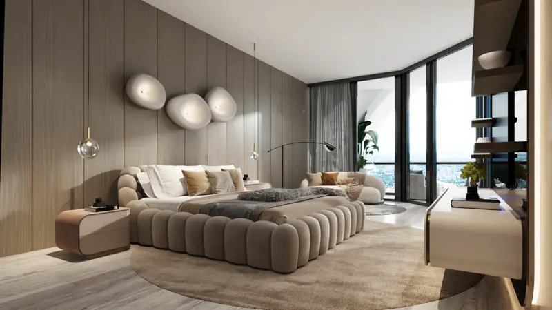 One Thousand Museum Residence 1002, Miami, FL — photoreal architectural rendering 7 of 8 by MGOVIZ