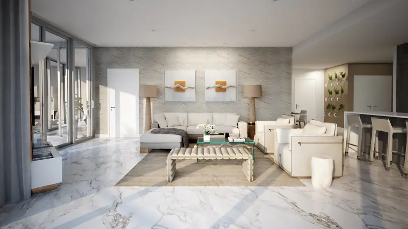 Aria on the Bay, Edgewater, Miami, FL — photoreal architectural rendering 7 of 12 by MGOVIZ
