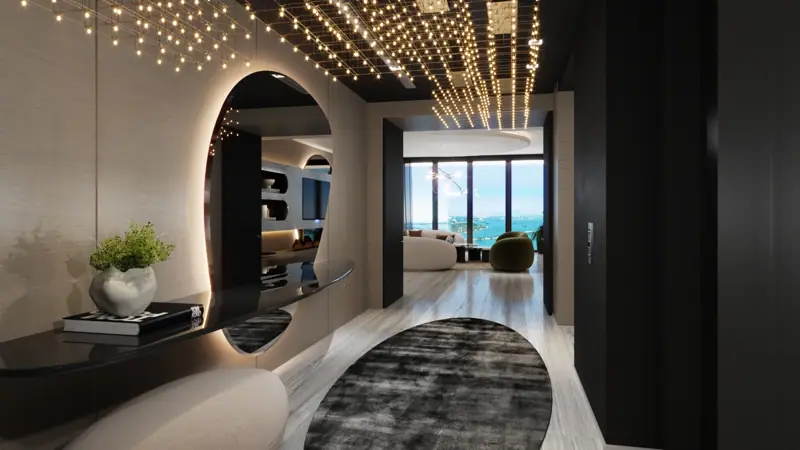 One Thousand Museum Residence 1002, Miami, FL — photoreal architectural rendering 1 of 8 by MGOVIZ